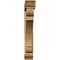 Ekena Millwork Olympic Traditional Smooth Bracket w/ Offset Brace, Western Red Cedar, 7 1/2"W x 48"D x 48"H BKT0806X48X48OLY01SWR - alternate 3